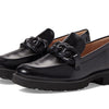 Cole Haan Women's Geneva Chain Loafer, Dark Latte Suede, 8