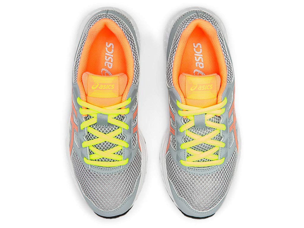 ASICS Kid's Contend 5 GS Running Shoes, 5, Piedmont Grey/Sun Coral
