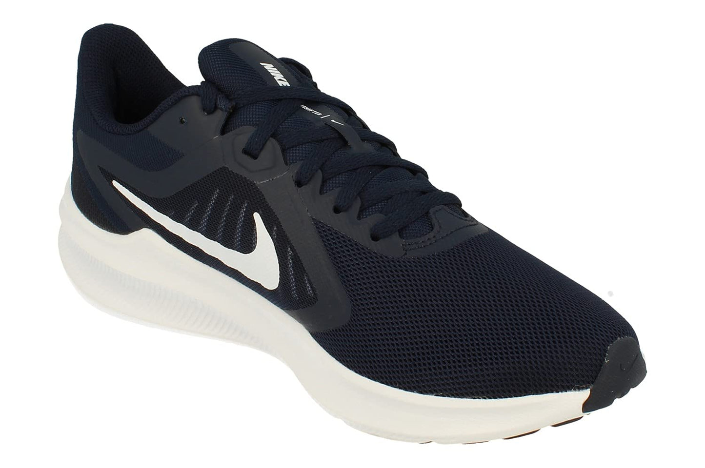 Nike Downshifter 10 Mens Running Trainers CI9981 Sneakers Shoes (UK 9.5 US 10.5 EU 44.5, Obsidian White 402)