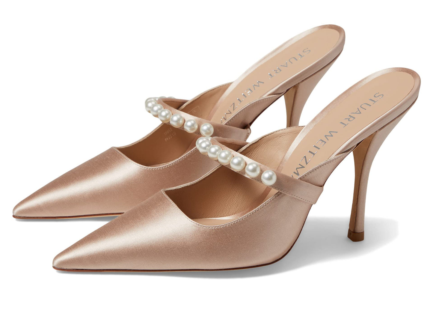 Stuart Weitzman Goldie 100 Mule Adobe 8.5 B