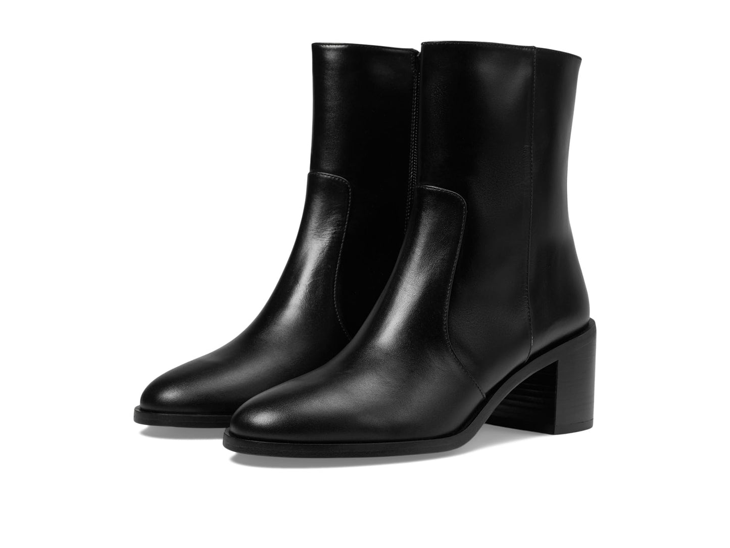 Stuart Weitzman Womens Esme Zip Bootie Black, 7 Medium