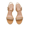 JOSIE BLOCK HEEL SANDAL (65MM), BRITISH TAN LEATHER, 8-B US