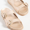 Stuart Weitzman Womens Piper Slide Sandal Platino 9.5 B