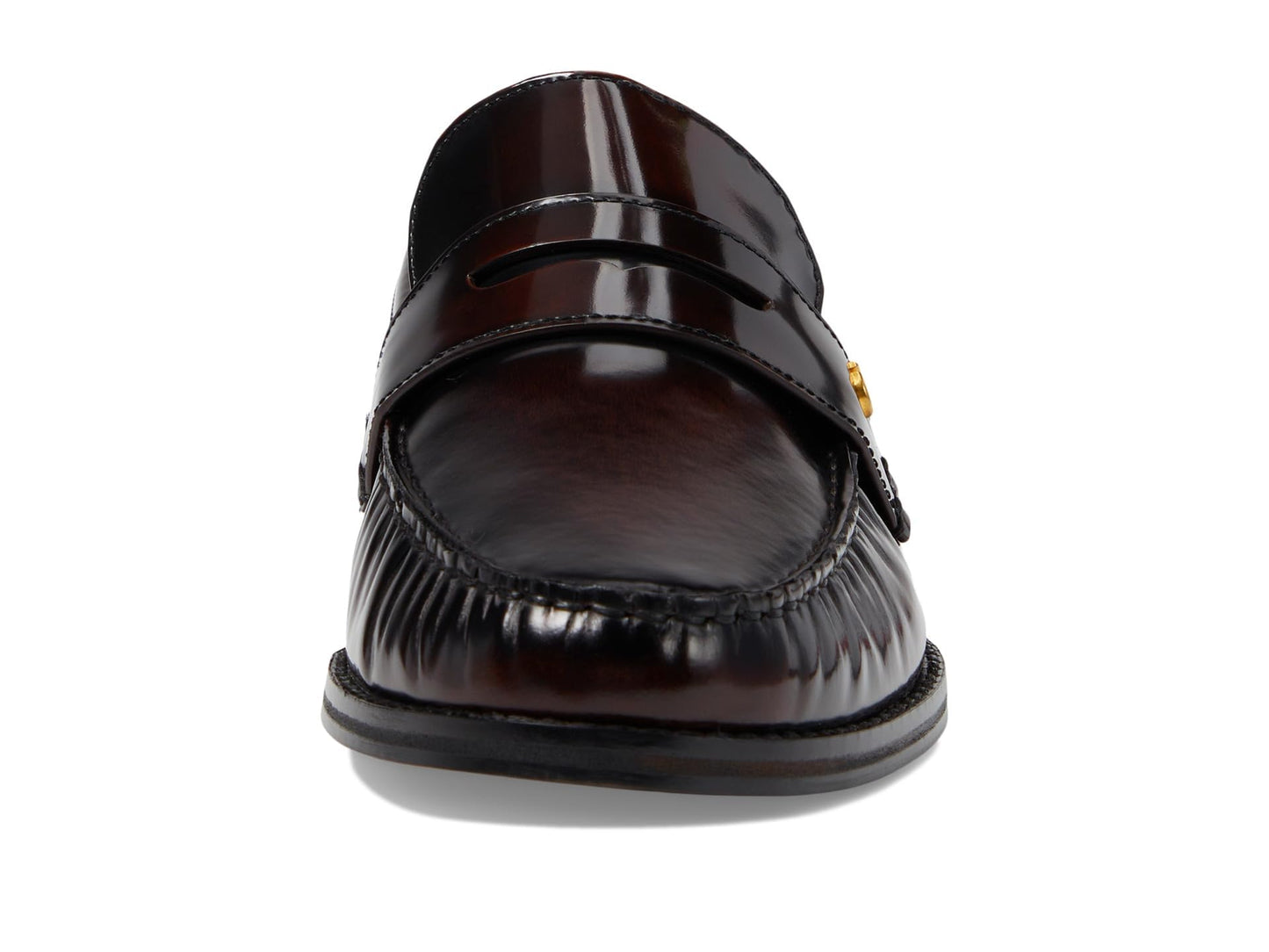 Cole Haan Womens Lux Pinch Penny Loafer, Deep Burgundy Box, 11-B US