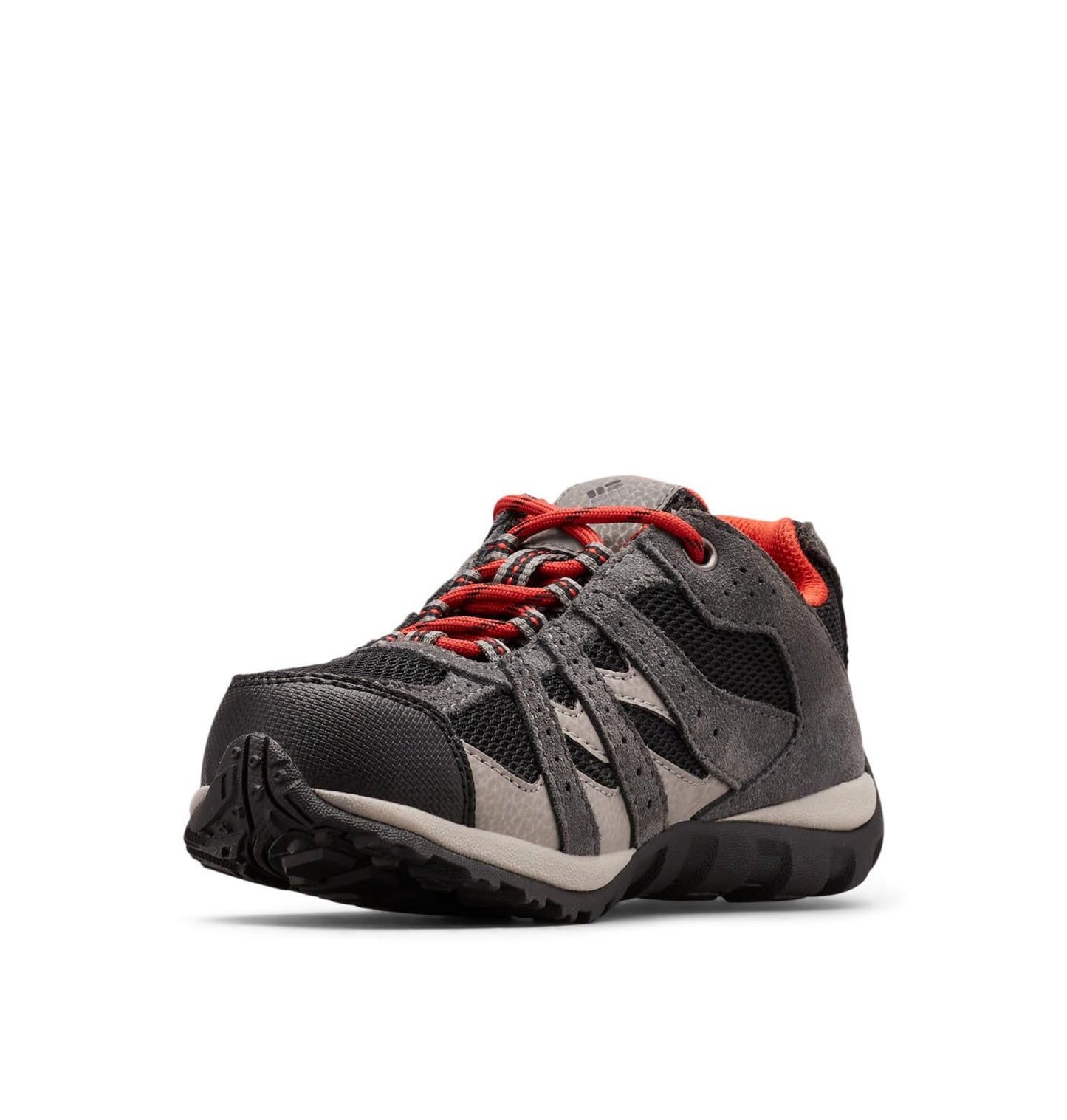 Columbia Youth Redmond Waterproof, Black/Flame, 4