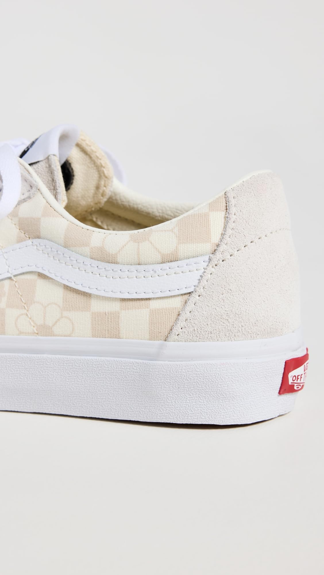 Vans Women's FU SK8-Low Sneakers, Marshmallow, Off White, Print, 11 Medium US