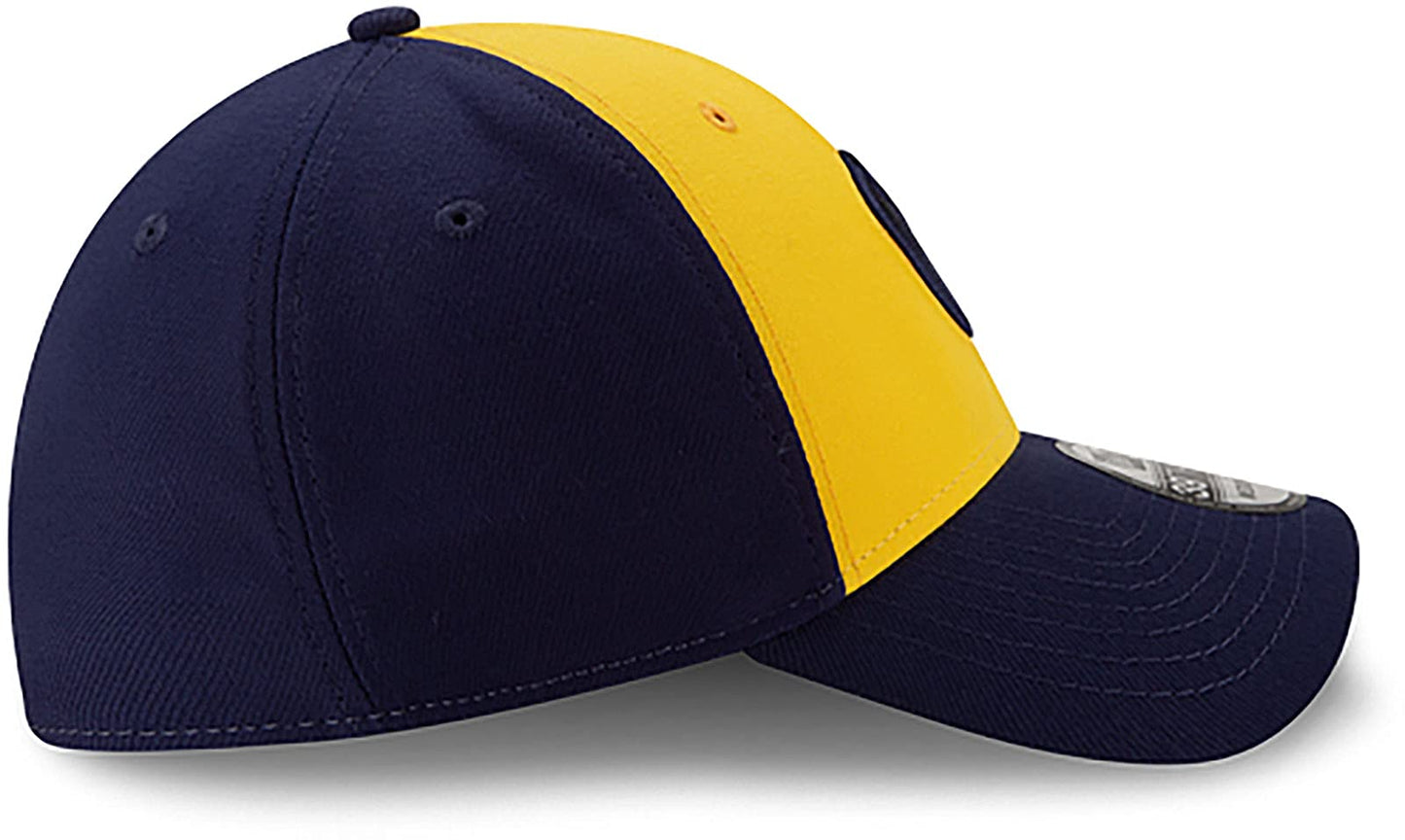 New Era Milwaukee Brewers Alt Logo Team Classic 39THIRTY Navy Stretch Fit Hat S-M