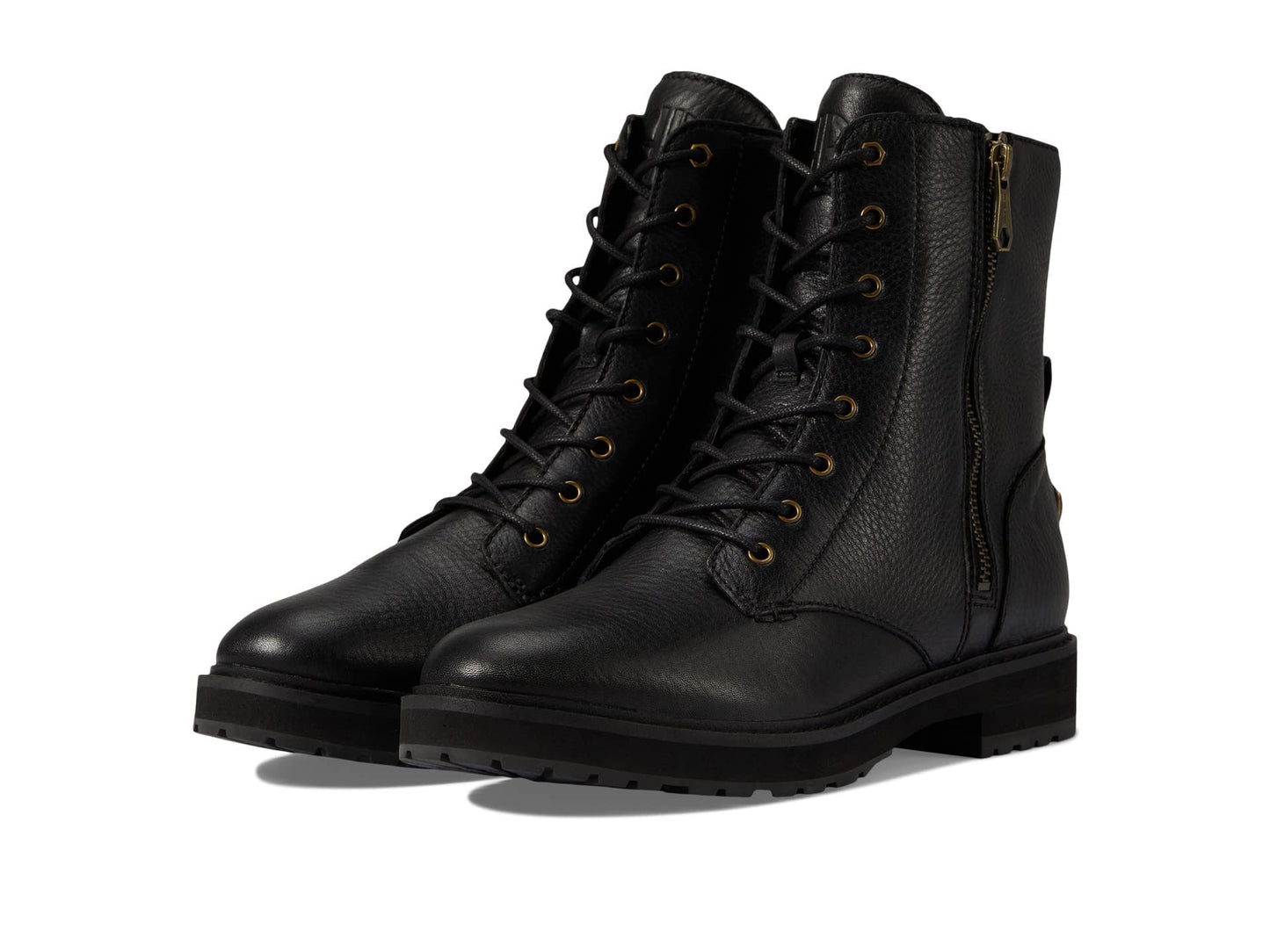 Cole Haan Womens Greenwich Lace Up Bootie, Black Leather Waterproof, 11-B US
