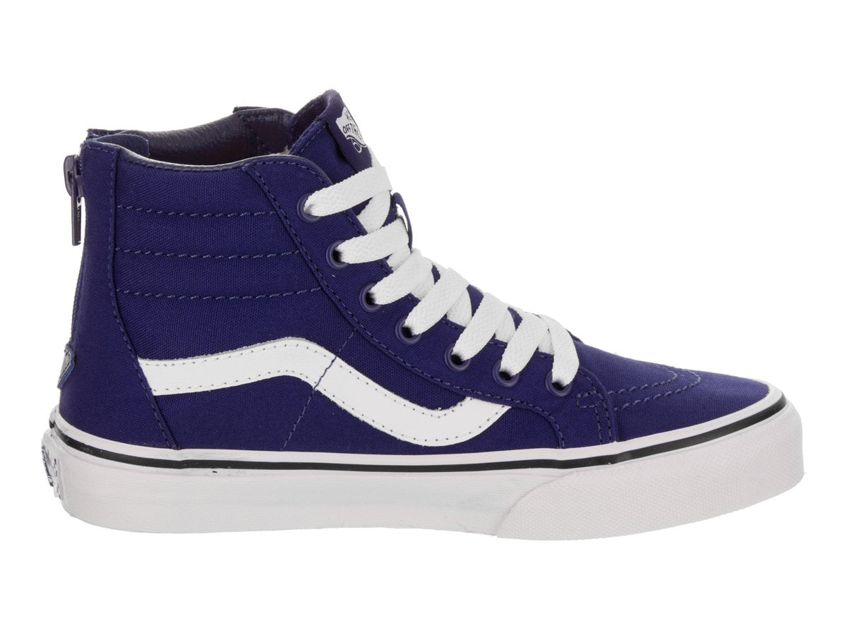 Vans Boys K Sk8-Hi Zip Active (Little Kid), Blue, 12 M US Little Kid