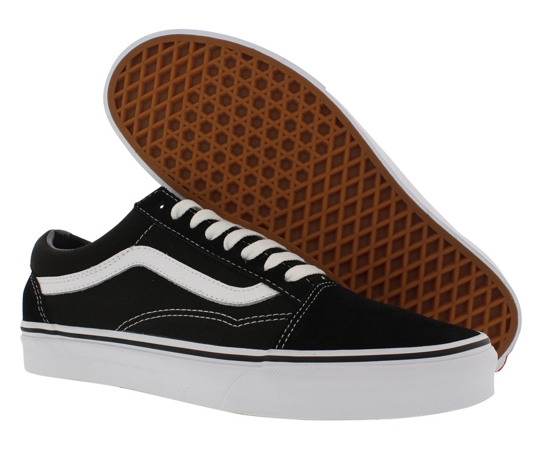 Vans Old Skool Black White Mens US 12
