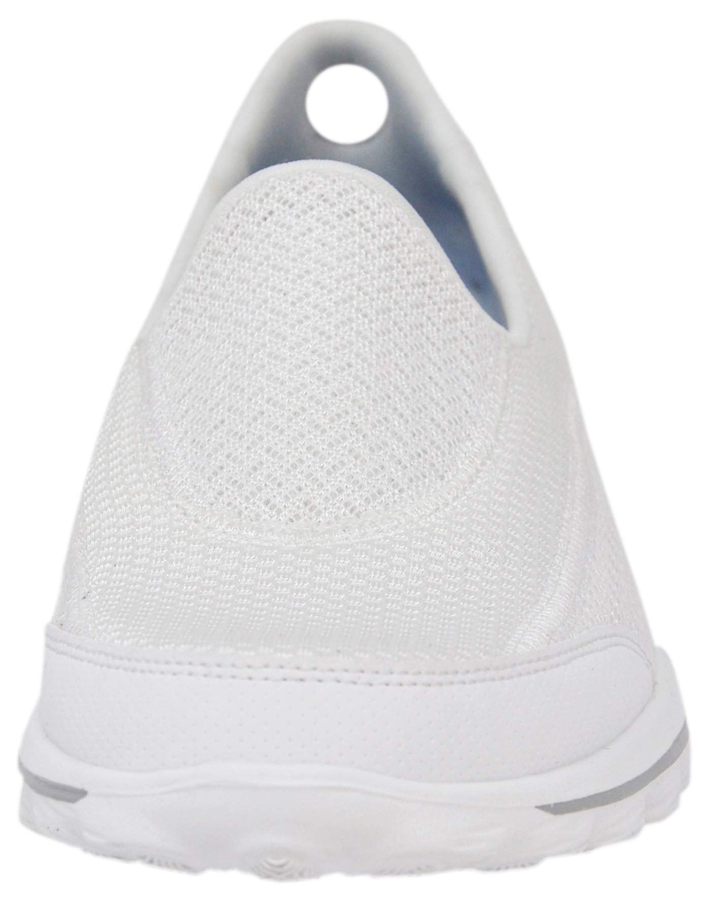 Skechers Performance Women's Go Walk 2 Slip-On Walking Shoe, White, 8 M US