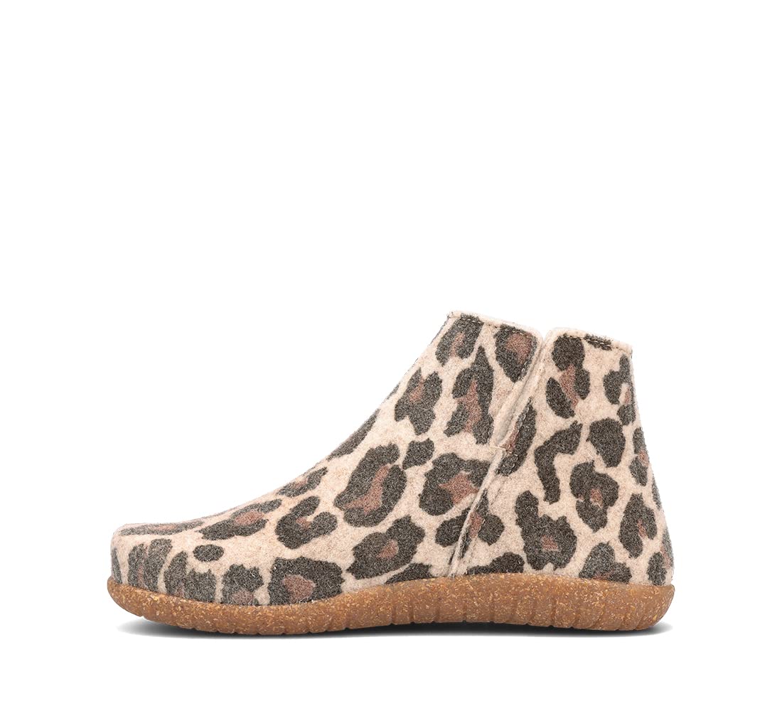 Taos Footwear Unisex Good Wool Stone Leopard Wool Boot 10-10.5 (M) US