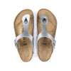 Birkenstock Women's Flip Flop Sandals, Silver Syn, 5.5