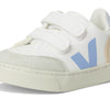 VEJA Kids Kids Small V-12 Chromefree (Toddler) Sneaker, Extra White/Multico Olympe, 6 US Unisex