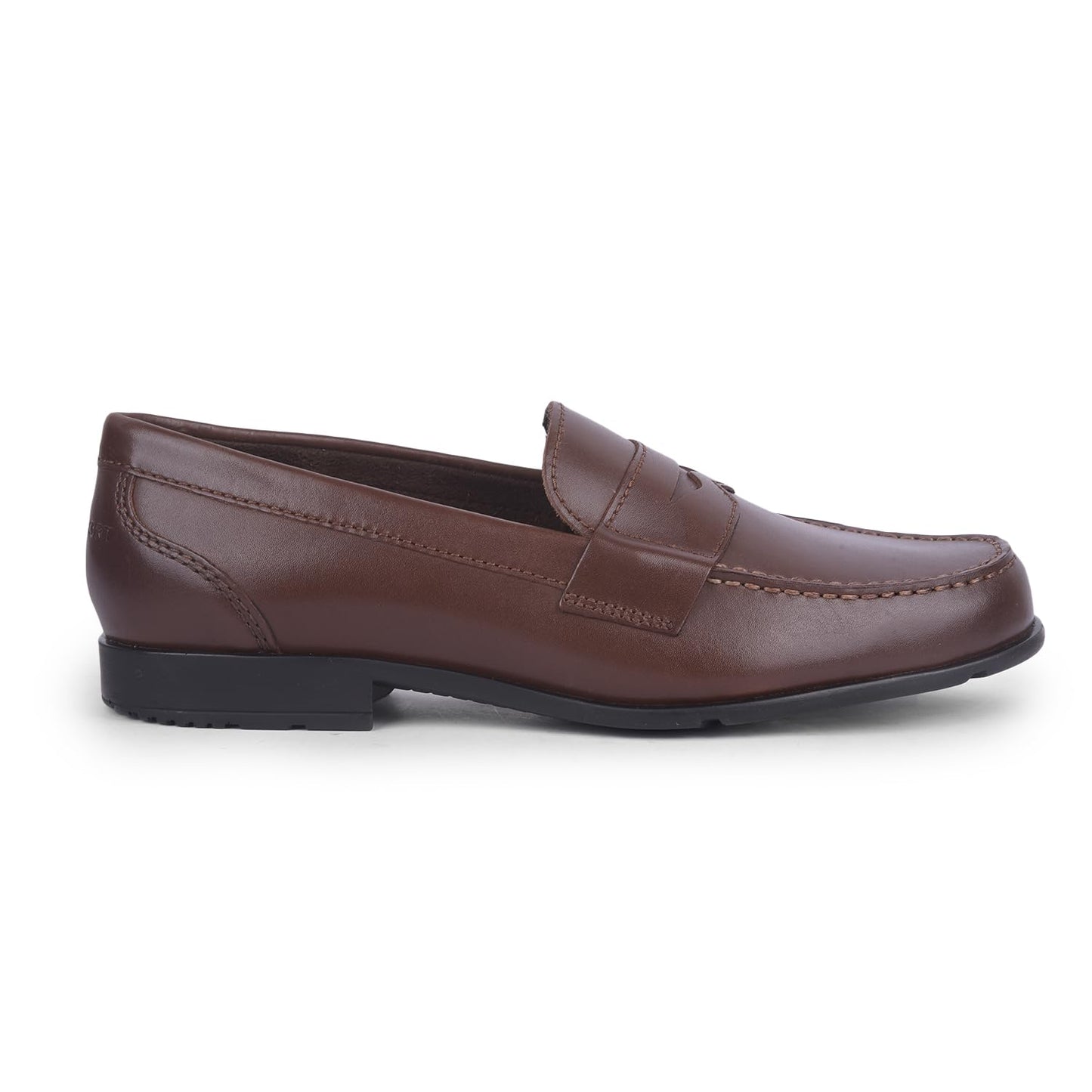 Rockport Men's Classic Penny Loafer, Dark Brown, 26.5 cm W