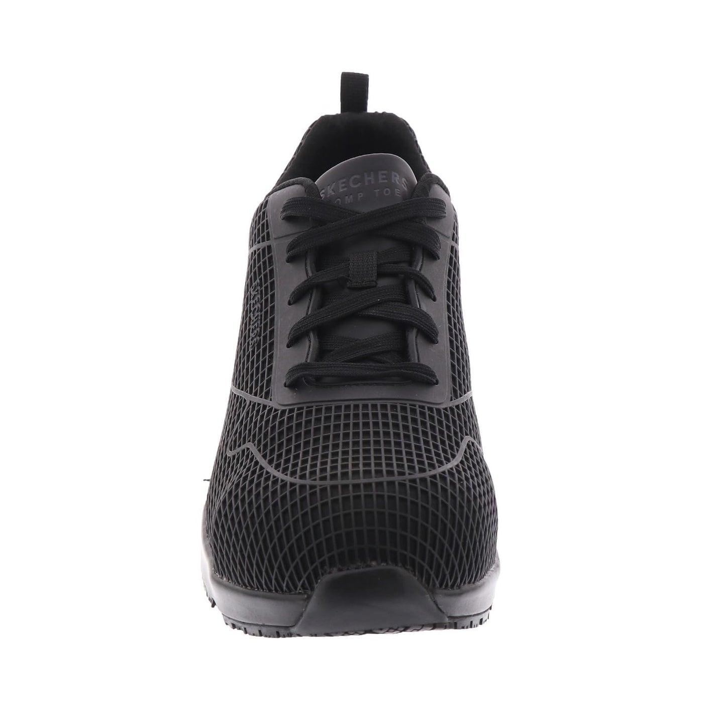 Skechers Work UNO SR-Jhansi Sneaker Women's Oxford, 11 B(M) US, Black
