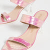 Stuart Weitzman Women's Kristal Sandals, Cotton Candy Ice, Pink, 8 Medium US