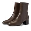 Stuart Weitzman Flareblock 60 Zip Bootie Walnut/Dark Brown 6.5 B