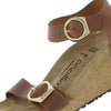 Birkenstock Women's Soley Ring-Buckle Oiled Leather in Cognac
