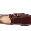 Cole Haan Women's Greenwich Monk Strap Oxford Bloodstone Leather 5.5 Medium