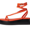 Free People Women's Winnie Wrap Flatform Vermillion 8 Medium