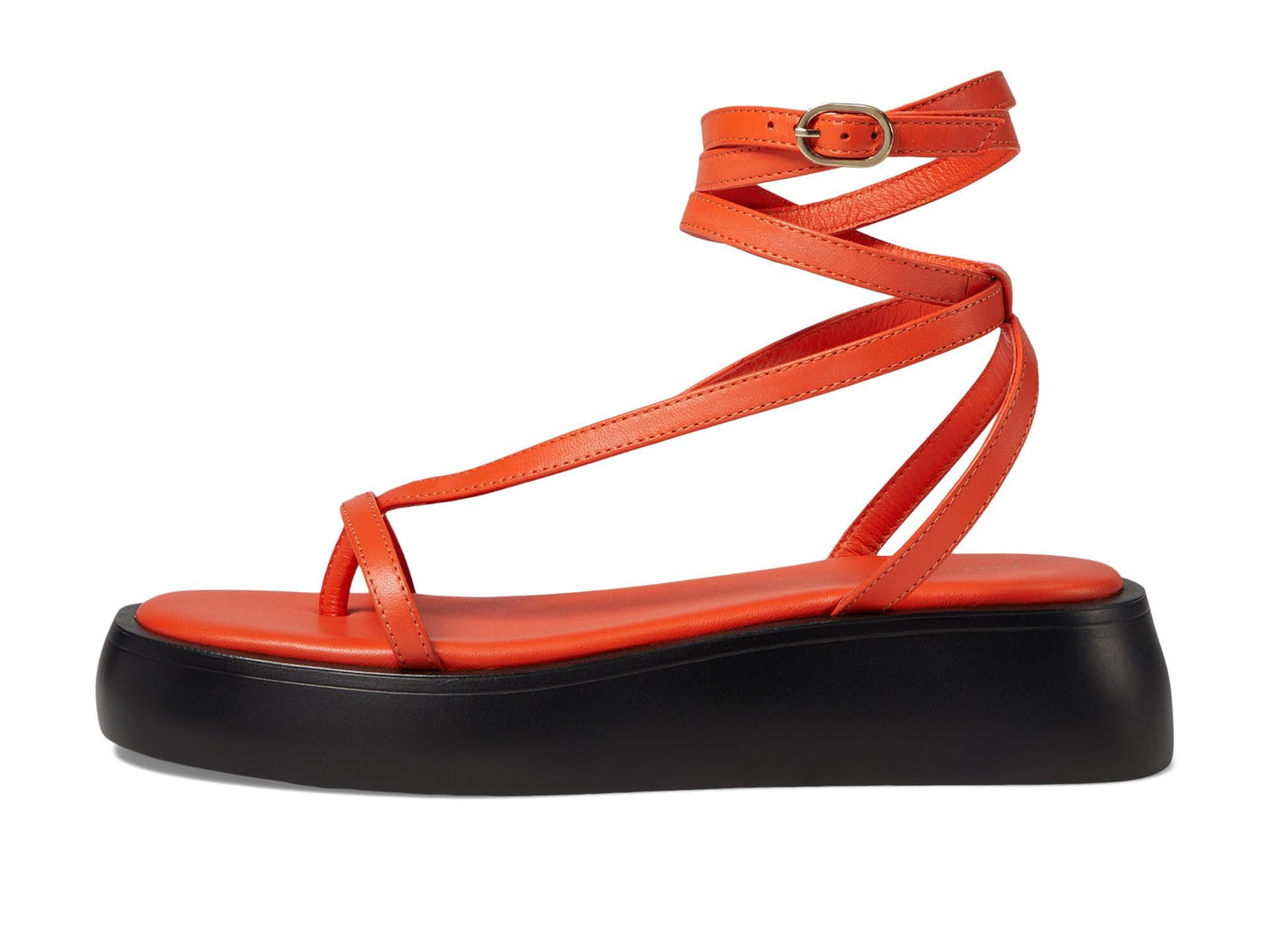 Free People Women's Winnie Wrap Flatform Vermillion 8 Medium