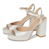 Stuart Weitzman Womens Dayna Ii Platform Cream 9 Medium