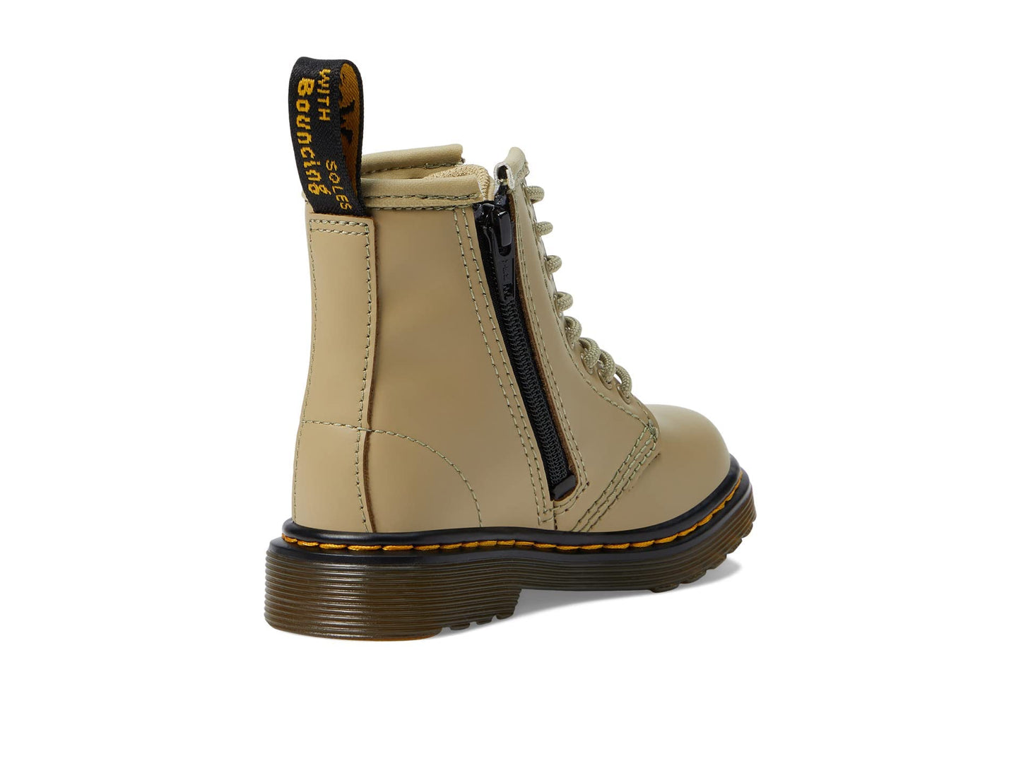 Dr. Martens 1460 Lace Up Fashion Boot (Toddler) Pale Olive 9 UK (US 10 Toddler) M