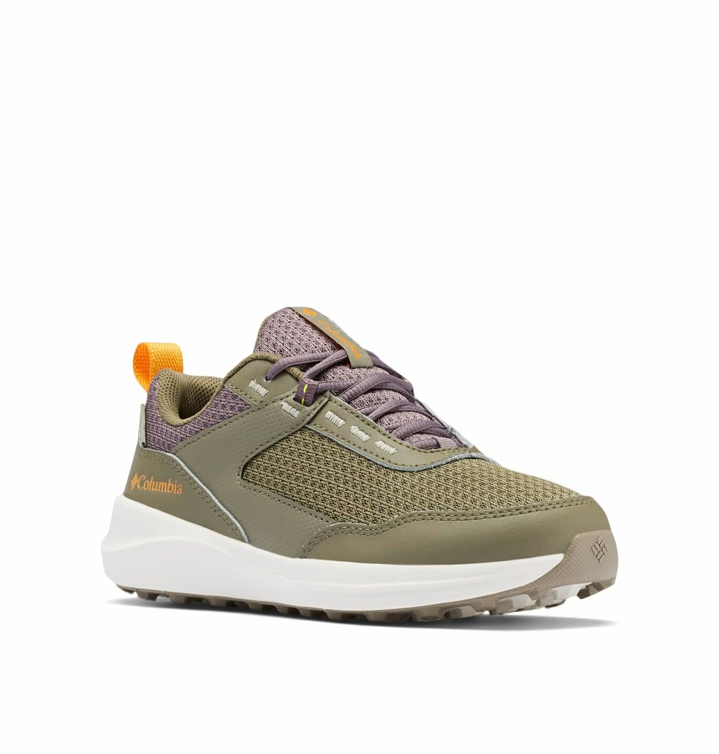 Columbia Youth Unisex Hatana Waterproof, Stone Green/Mango, 5