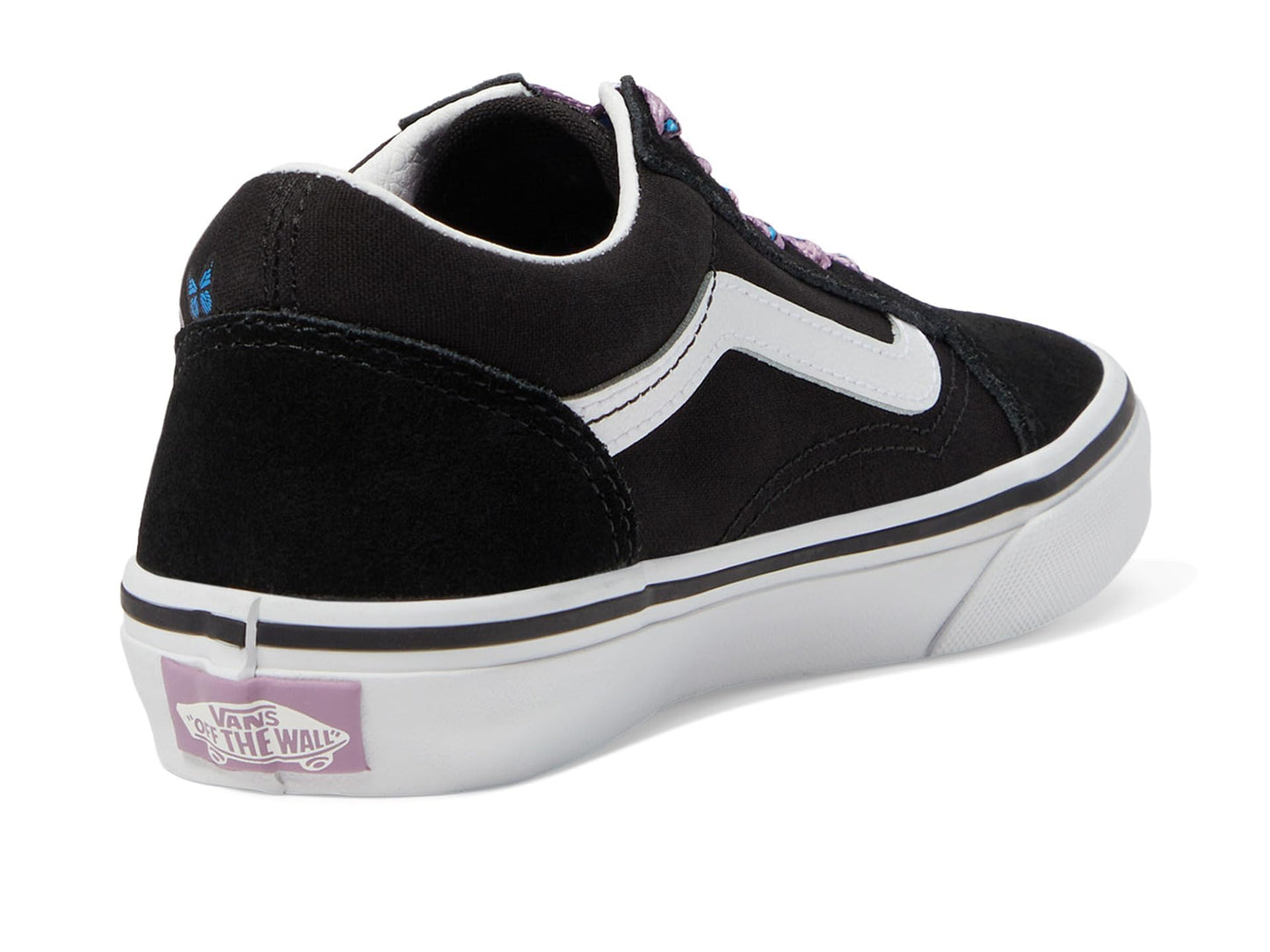 Vans Men's Kid Old Skool™ (Little Kid), Butterfly Kisses Black/Multi, 12 Medium