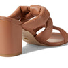 Stuart Weitzman Playa 75 Knot Block Slide Tan 8.5 B