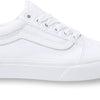 Vans Boy's & Girl's Old Skool Pre School Little Kid Skate Shoe (True White, Medium) Size 2 Little Kid M
