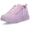 Skechers Kids Girls Uno Lite - Easy Zip Sneaker, Light Pink, 11.5 Little Kid