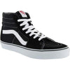 Vans Unisex Hi-Top Trainers Sneaker, Black Black White, 10 US Women