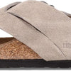 Birkenstock Lugano Soft Footbed Suede Sandals