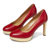 Michael Kors Chantal Platform Pump Crimson 1 8 M