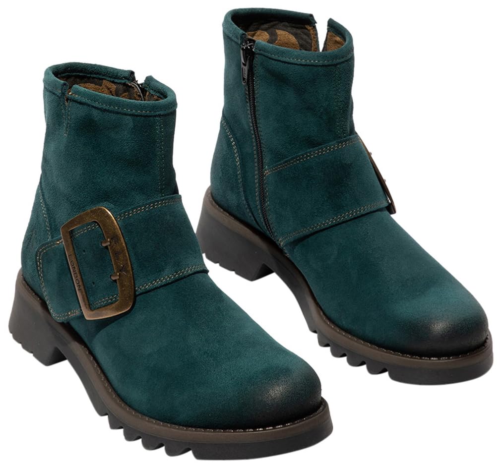 Fly London Women's Rily991flyAnkle Boot, Petrol, 8/8.5