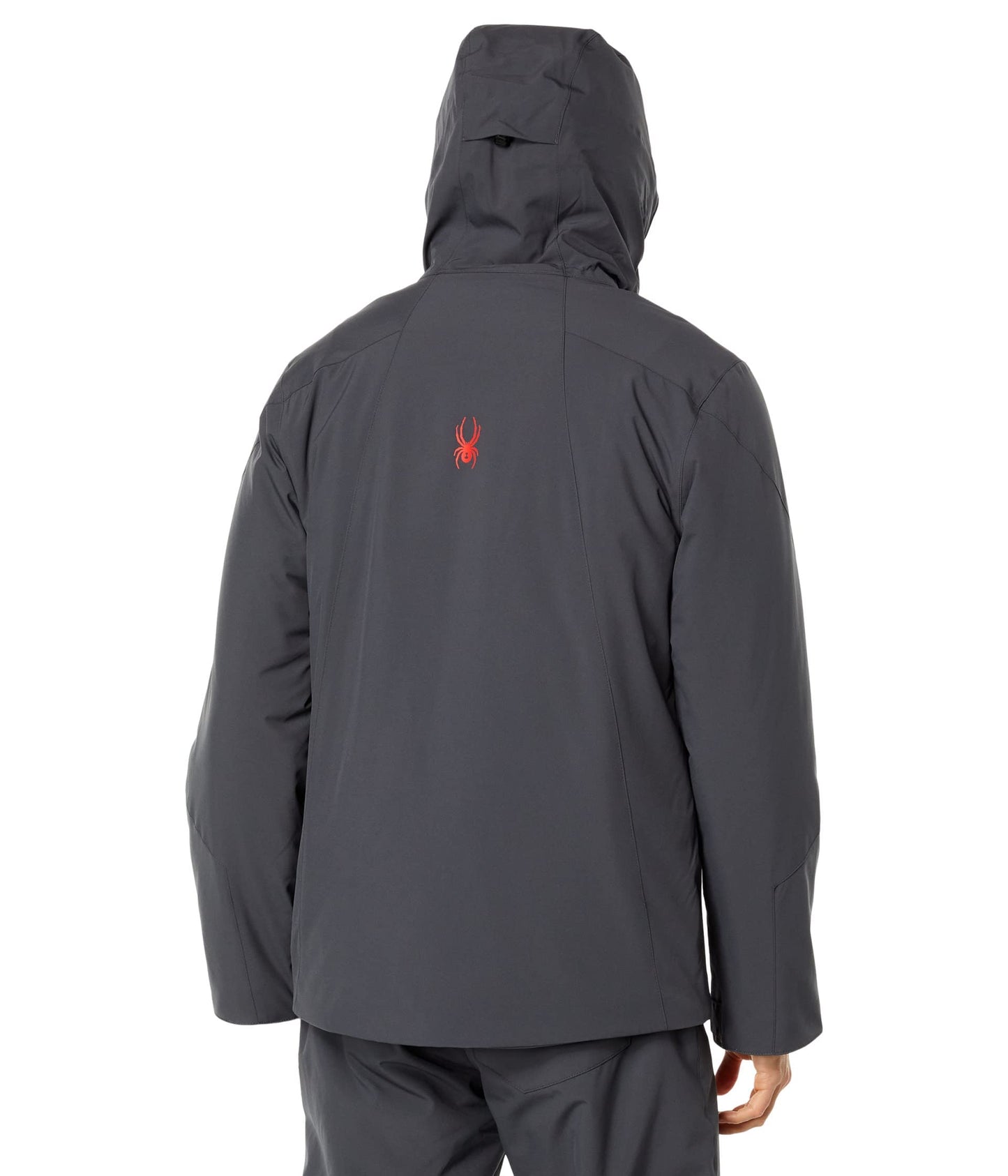 Spyder Men's Wildcard Insulated Ski Jacket, Ebony Volcano, Small