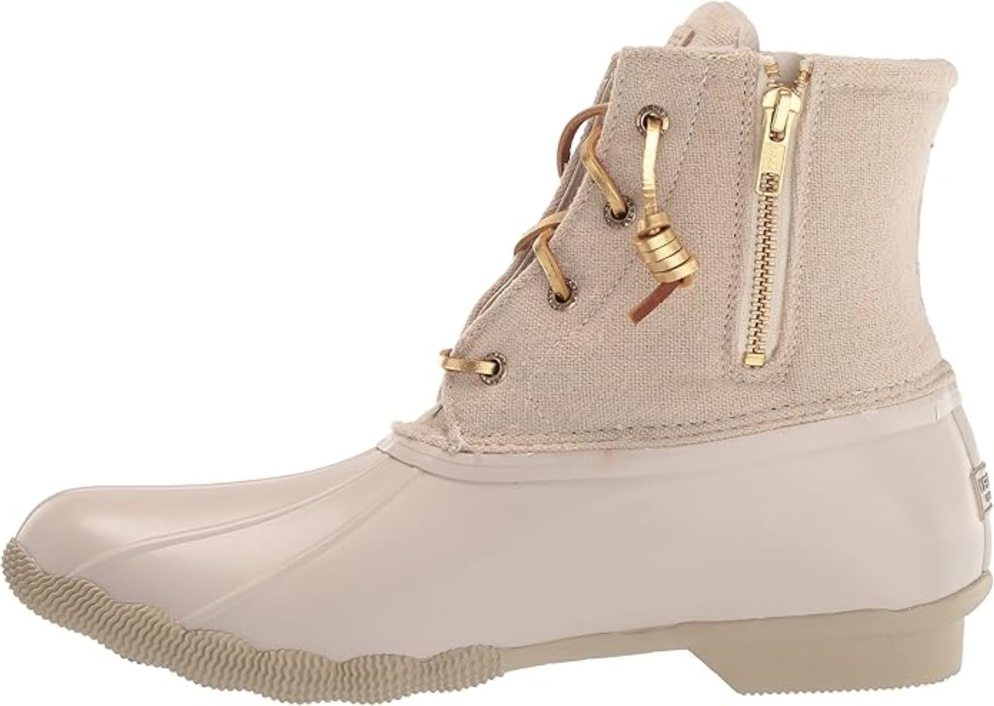 Sperry Women's Saltwater Snow Boot, Ivory Sparkle, 7 M US