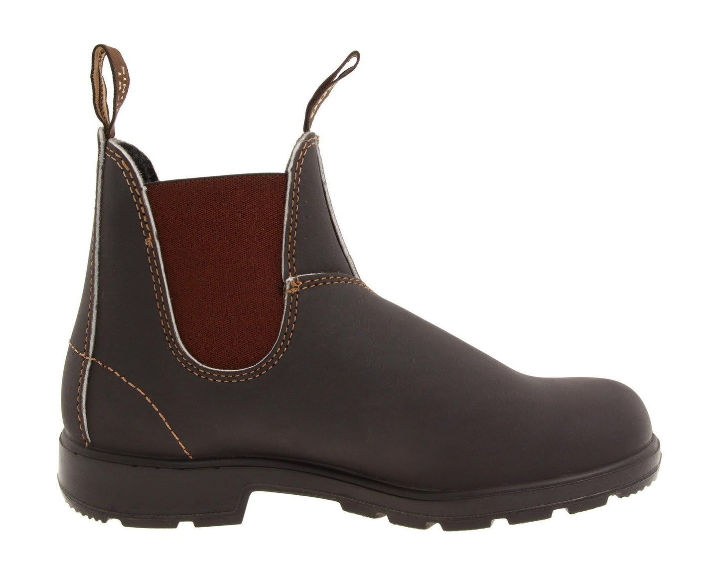Blundstone Unisex-Adult Premium Leather Suede Nubuck Classic Chelsea Boots (Stout Brown 500, US Footwear Size System, Adult, Women, Numeric, Medium, 7)
