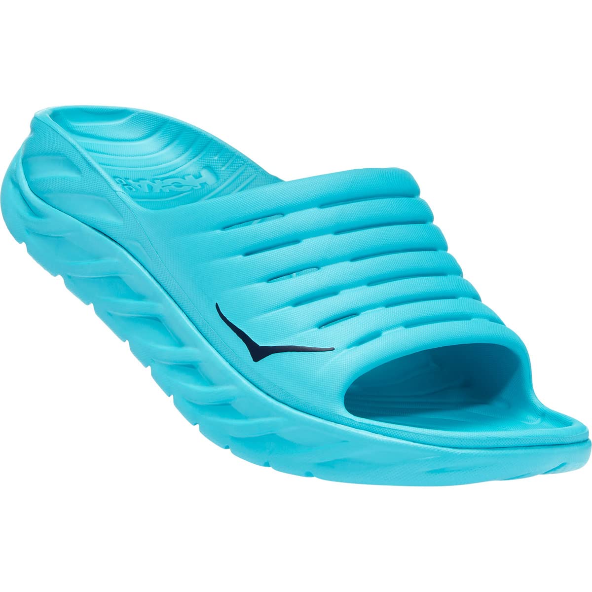 Hoka Ora Recovery Slide (Unisex) - Scuba Blue / Bellwether Blue - Size M7/W9