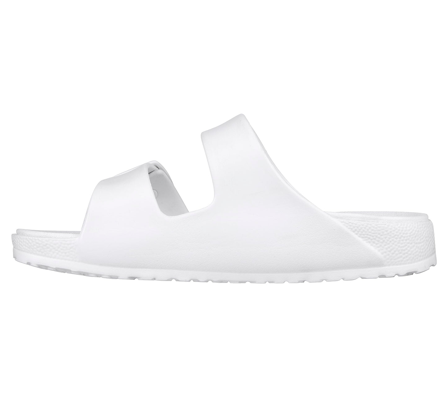 Skechers Women's FOAMIES Arch Fit Cali Breeze 2.0 Two-Band, White, 8
