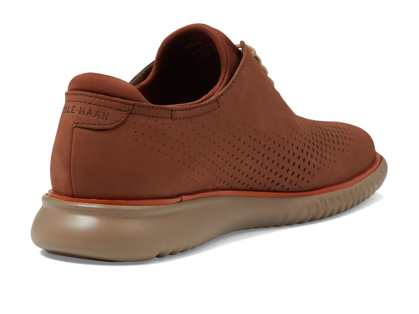 Cole HAAN Mens 2.Zerogrand Laser Wingtip Oxford Lined, Dark Sequoia Nubuck, 11.5 W US