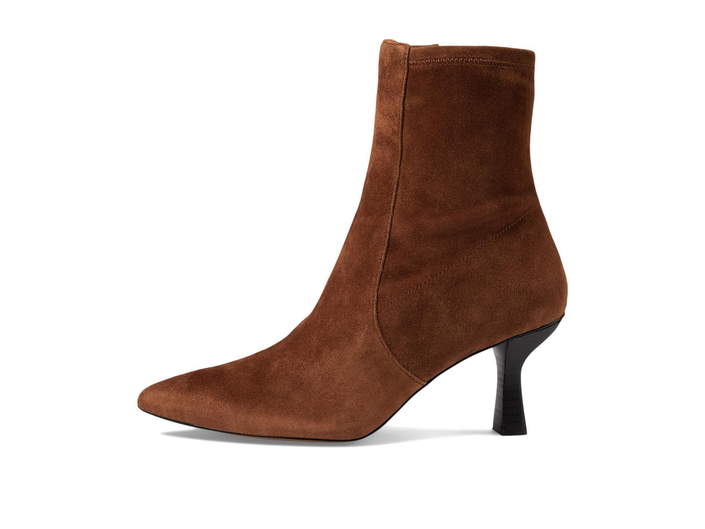 Madewell Women's Ophelia High Dressey Boot-Suede Fashion, Dark Coffee, 7 Narrow