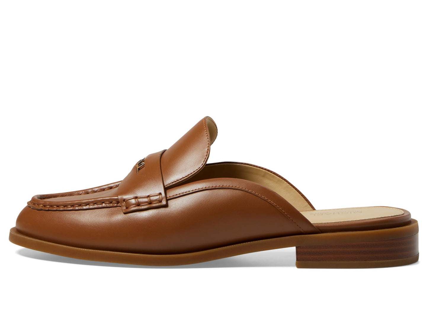 Michael Michael Kors Eden Mules for Women - Leather Upper - Synthetic Outsole and Insole - Synthetic Lining Luggage 11 M