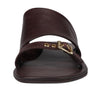 Free People Women's Mila Minimal Flat Sandal Brown 7.5 Medium