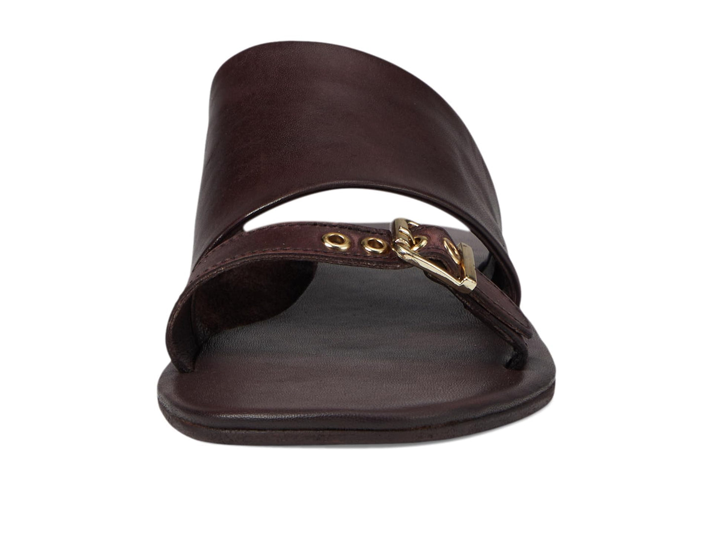 Free People Women's Mila Minimal Flat Sandal Brown 7.5 Medium