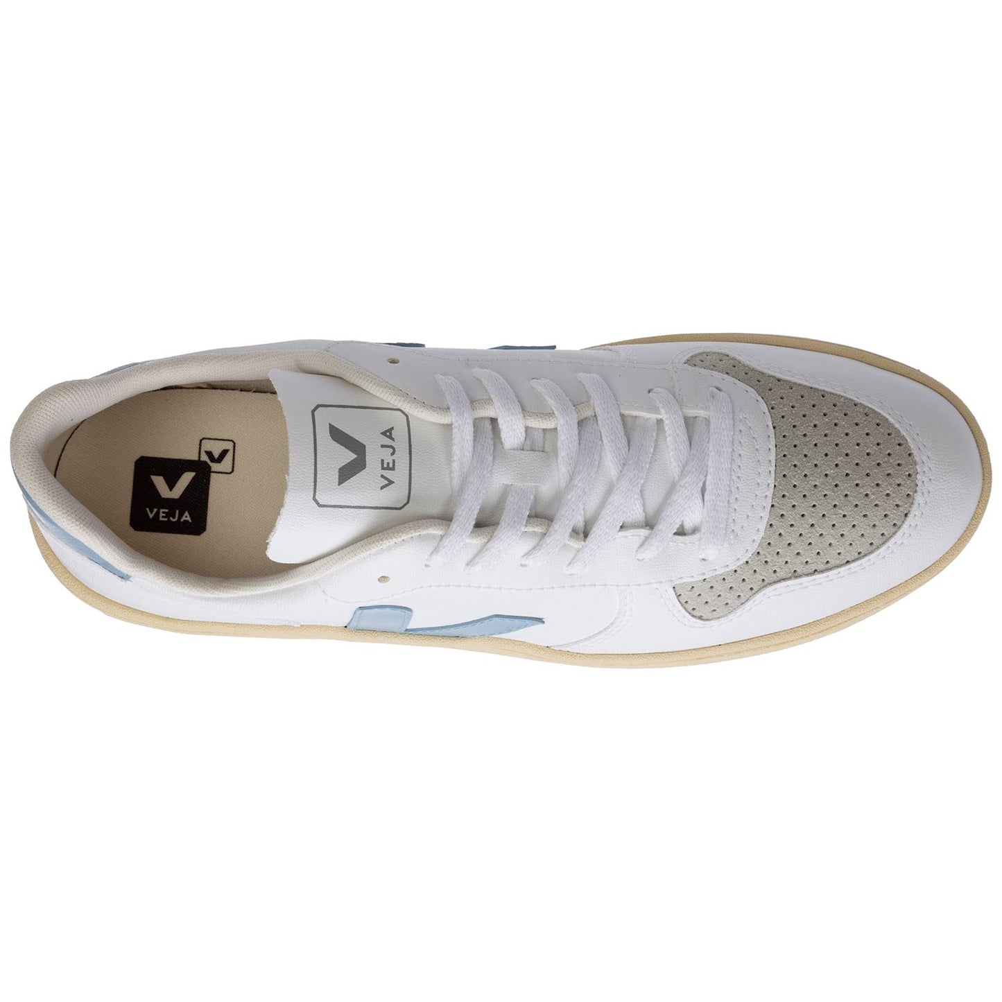 Women's Veja V-10 CWL Trainers - White/Brittany