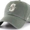 '47 New York Yankees Adjustable Cap Clean Up MLB, Seattle Mariners Moss Green, One Size