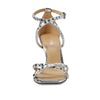 Michael Kors Celia Strappy Sandal Silver 8 M